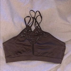 Gray/purple Victoria’s Secret bralette
